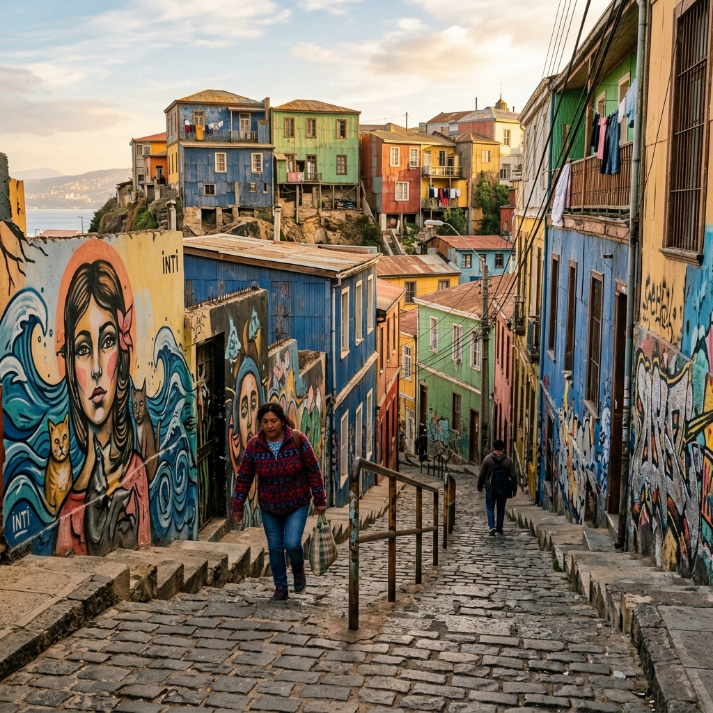 Die Farben von Valparaíso: Ein Tag im Labyrinth der Hügel